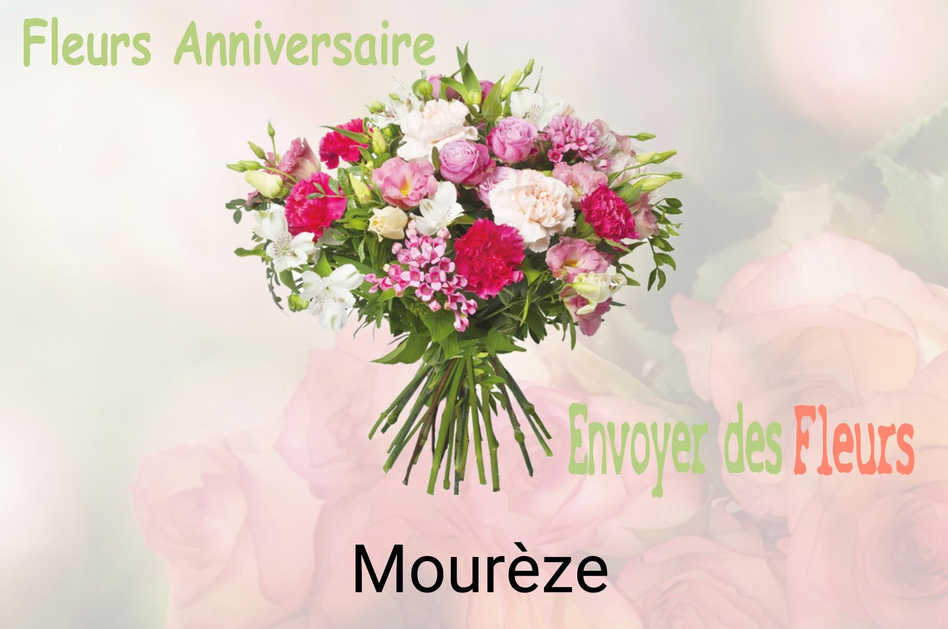 Bouquet de fleurs d’anniversaire livré à Mourèze